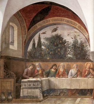 Domenico Ghirlandaio : Last Supper 2 detail
